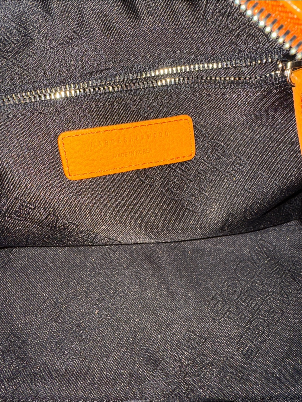 Marge Sherwood Soft Boston Bag Orange Leather Top Handle Shoulder Bag - Picture 10 of 11